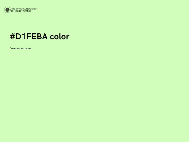 #D1FEBA color image