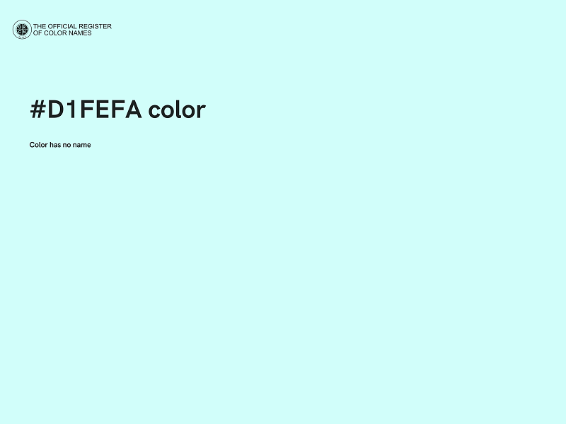 #D1FEFA color image