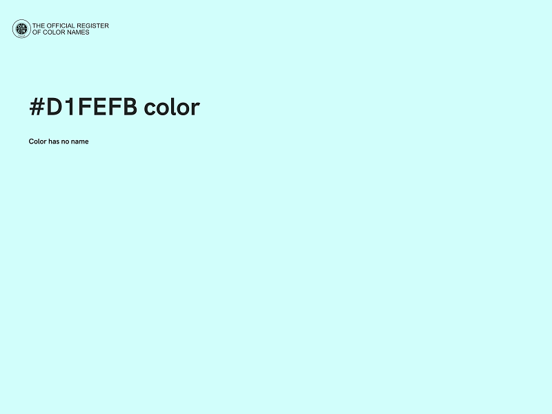 #D1FEFB color image