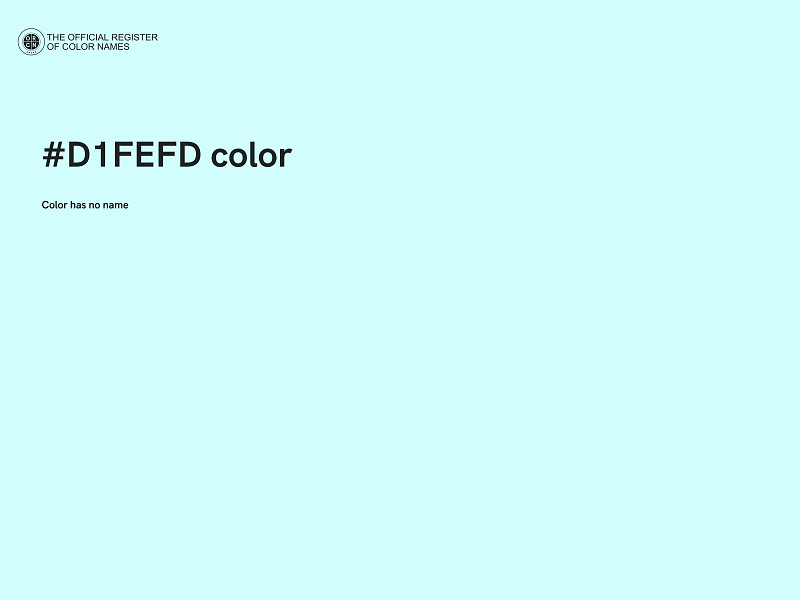 #D1FEFD color image
