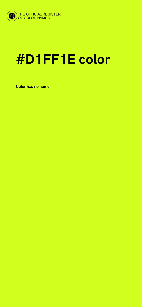 #D1FF1E color image