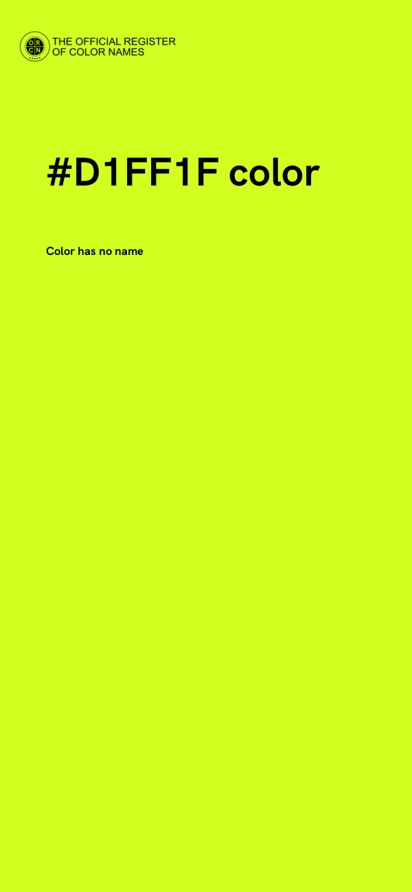 #D1FF1F color image