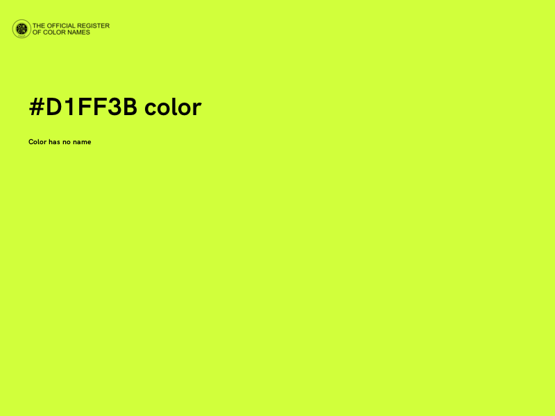 #D1FF3B color image