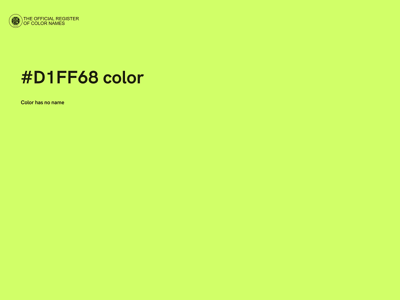 #D1FF68 color image