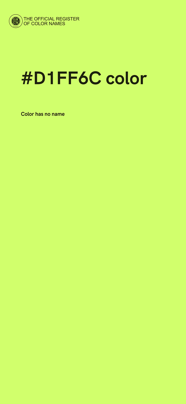 #D1FF6C color image