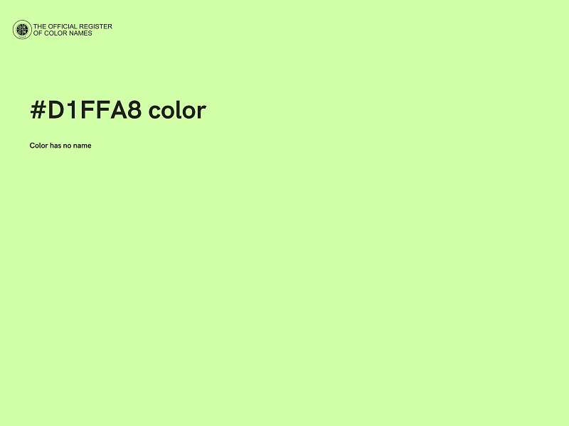 #D1FFA8 color image