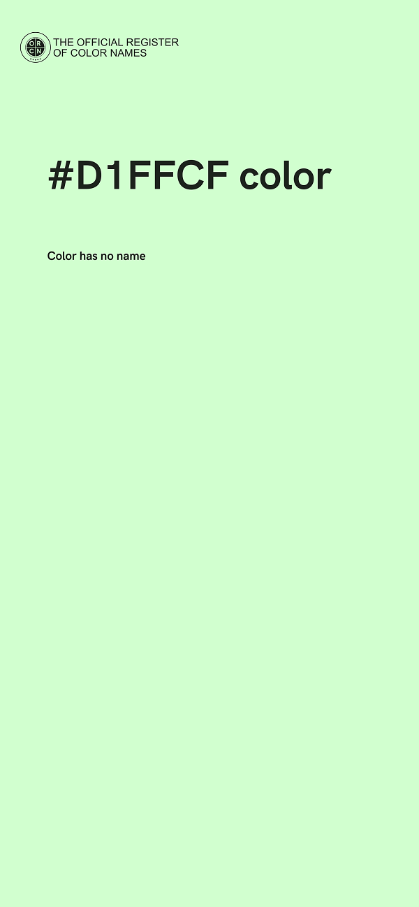 #D1FFCF color image