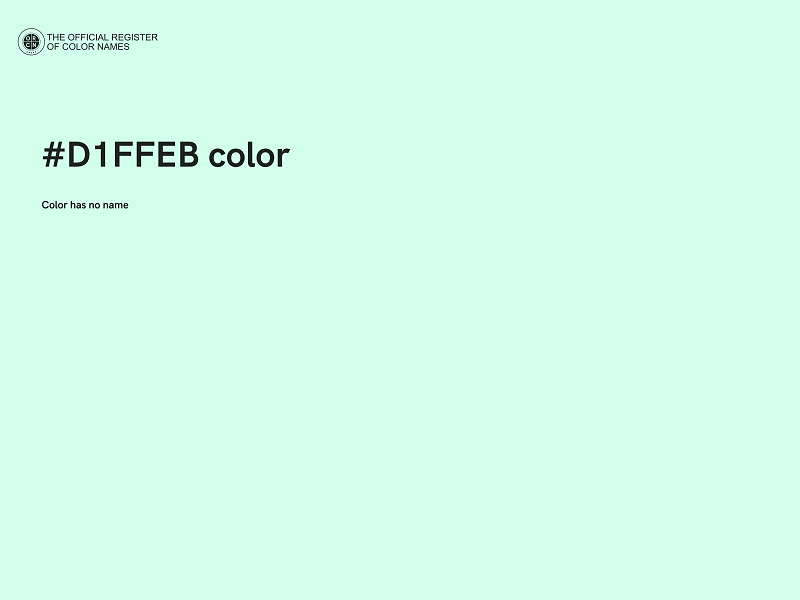 #D1FFEB color image