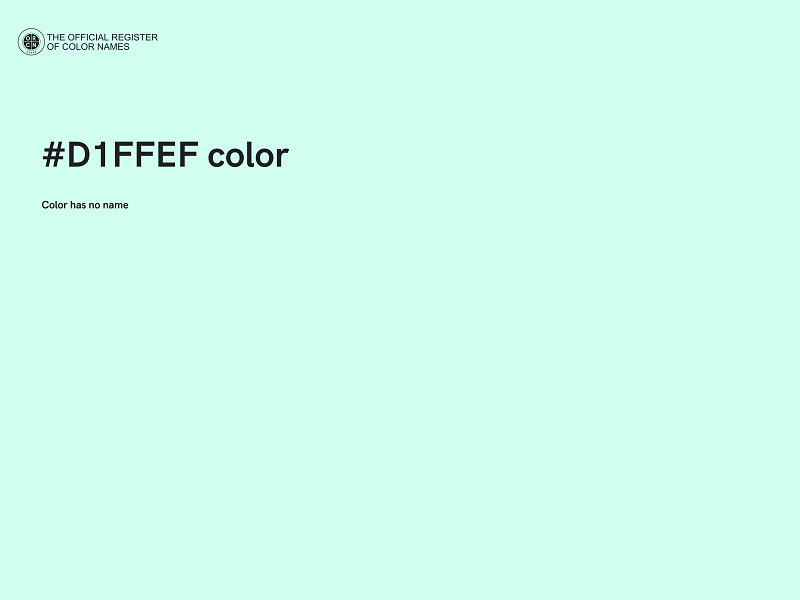 #D1FFEF color image