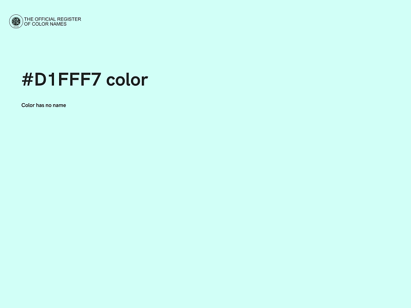 #D1FFF7 color image