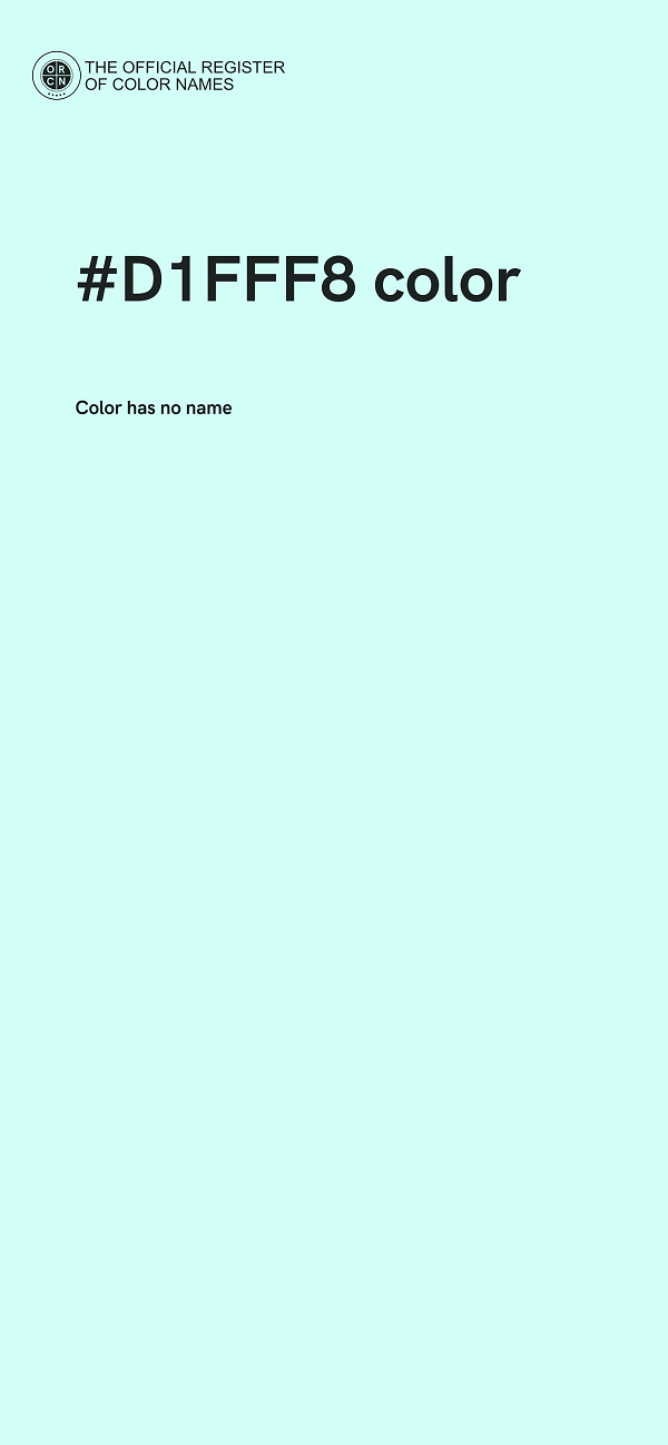 #D1FFF8 color image