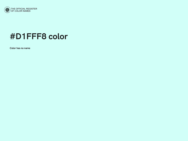 #D1FFF8 color image