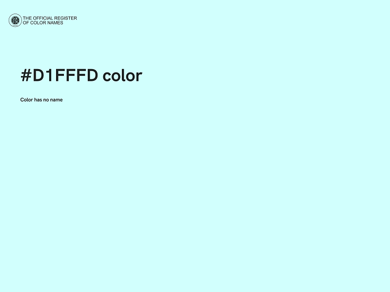 #D1FFFD color image