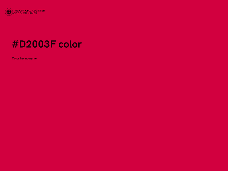 #D2003F color image