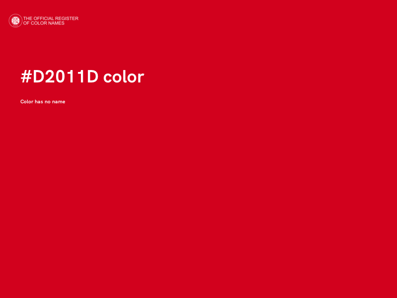 #D2011D color image