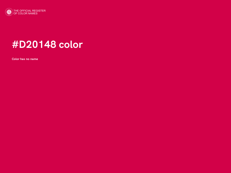 #D20148 color image