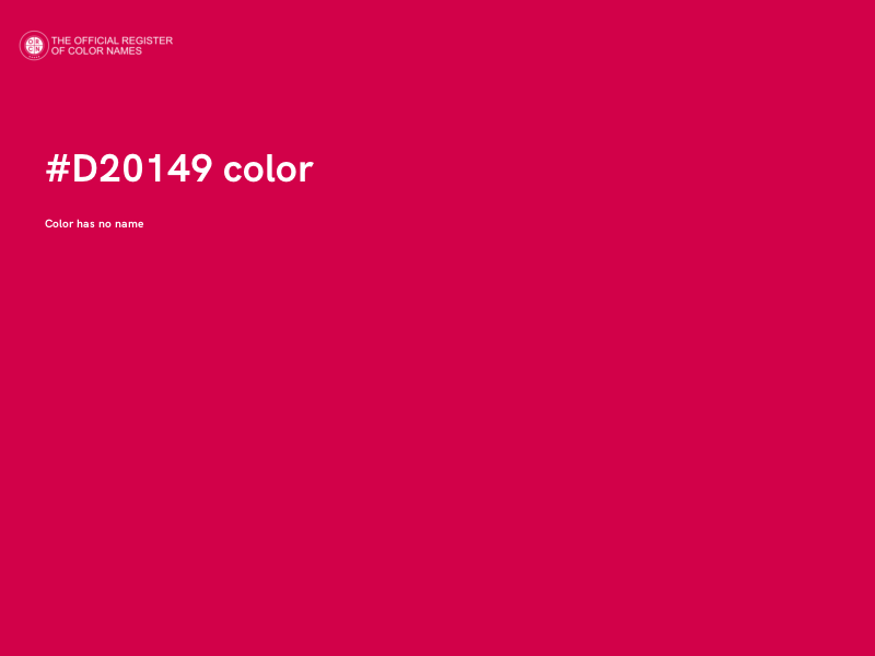 #D20149 color image