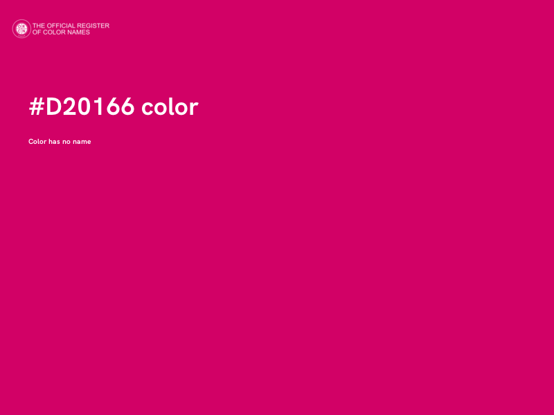 #D20166 color image