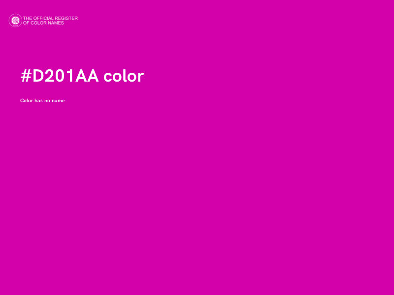 #D201AA color image
