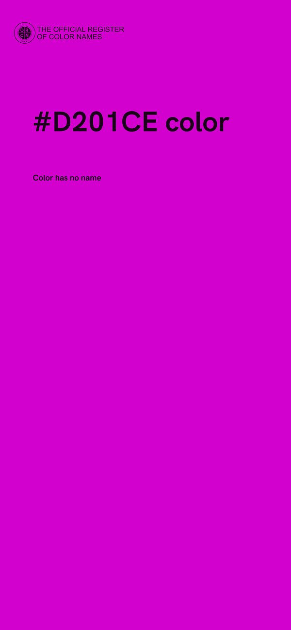 #D201CE color image