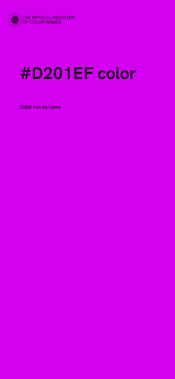 #D201EF color image