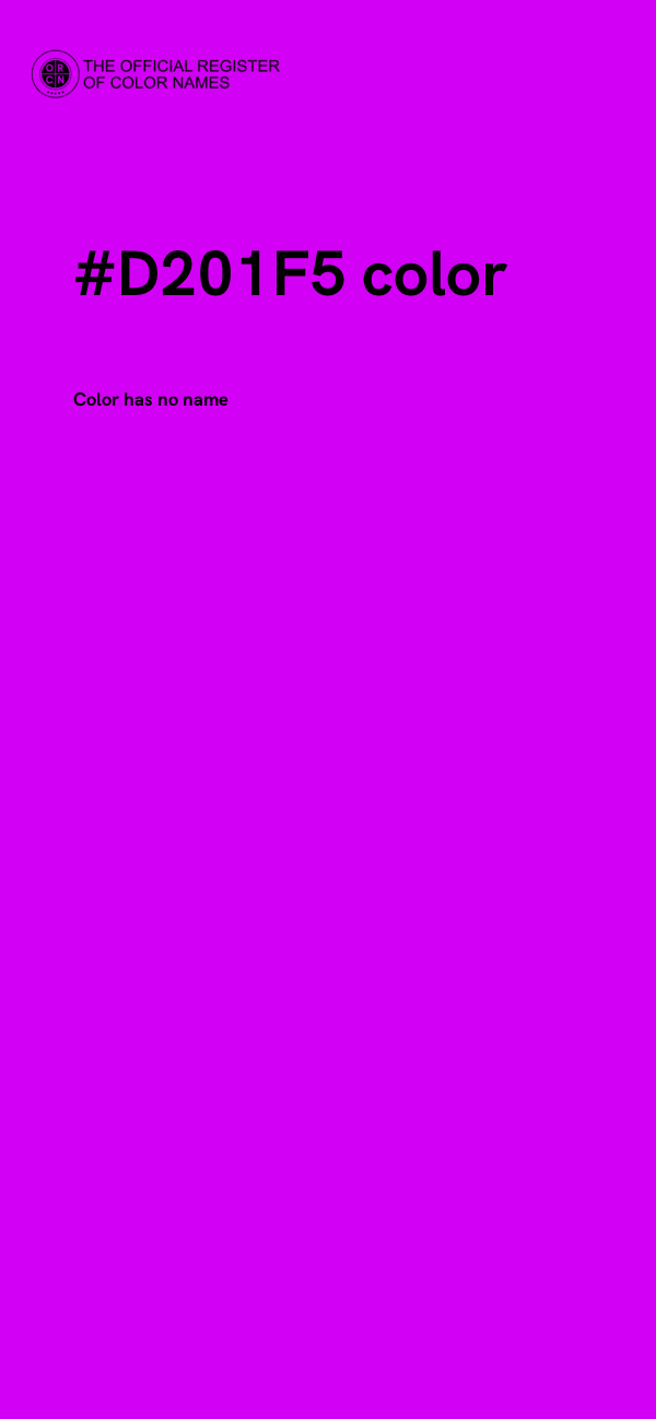 #D201F5 color image