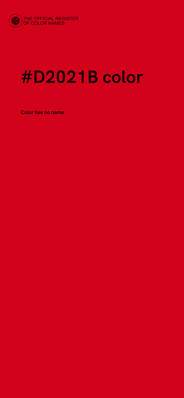 #D2021B color image