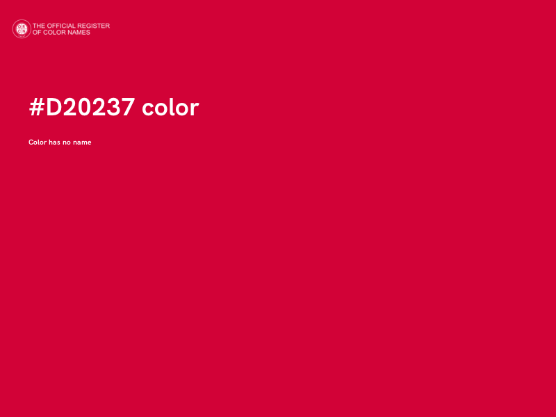 #D20237 color image