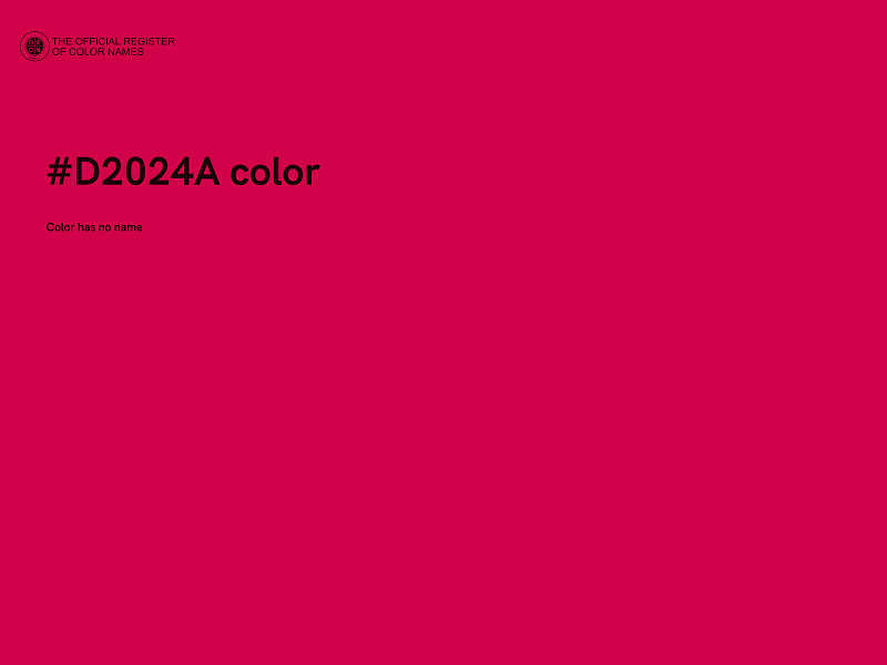 #D2024A color image