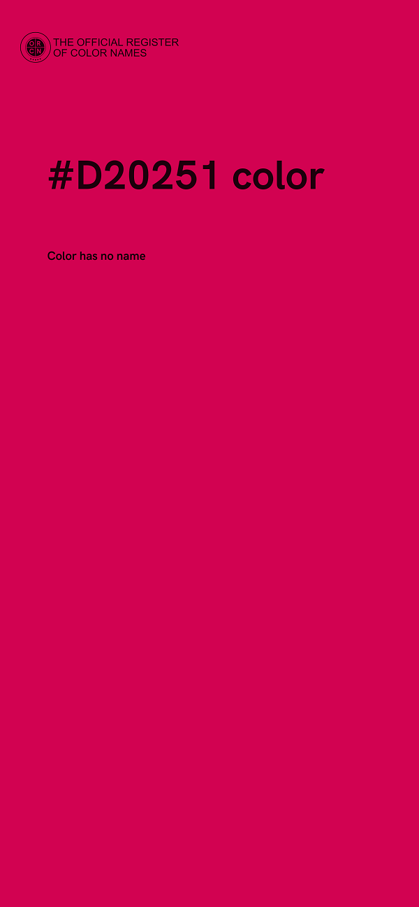 #D20251 color image