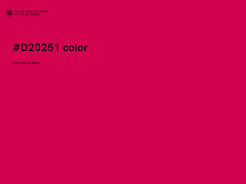 #D20251 color image