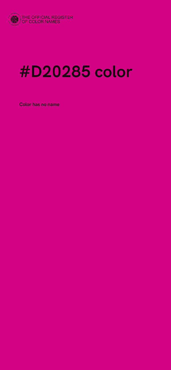 #D20285 color image