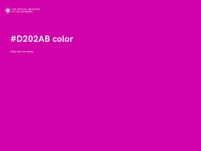 #D202AB color image