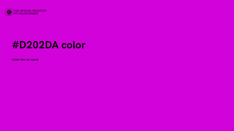 #D202DA color image