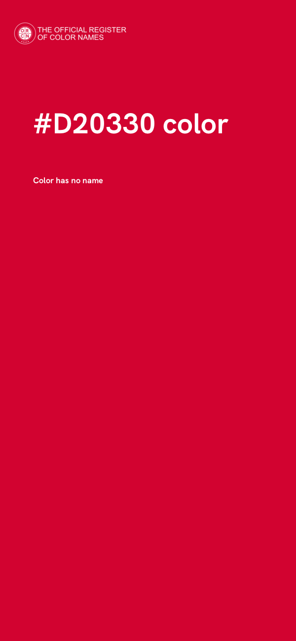 #D20330 color image