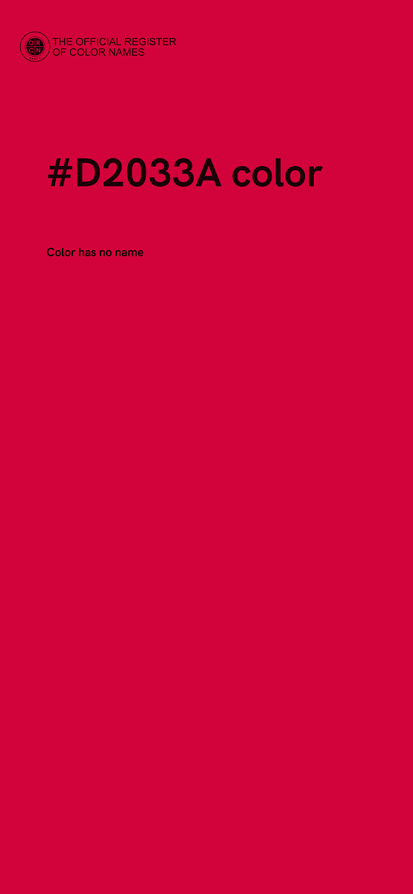 #D2033A color image