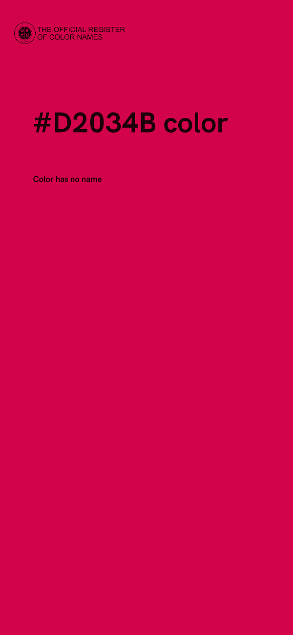 #D2034B color image