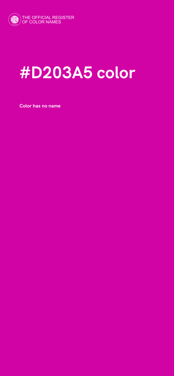 #D203A5 color image