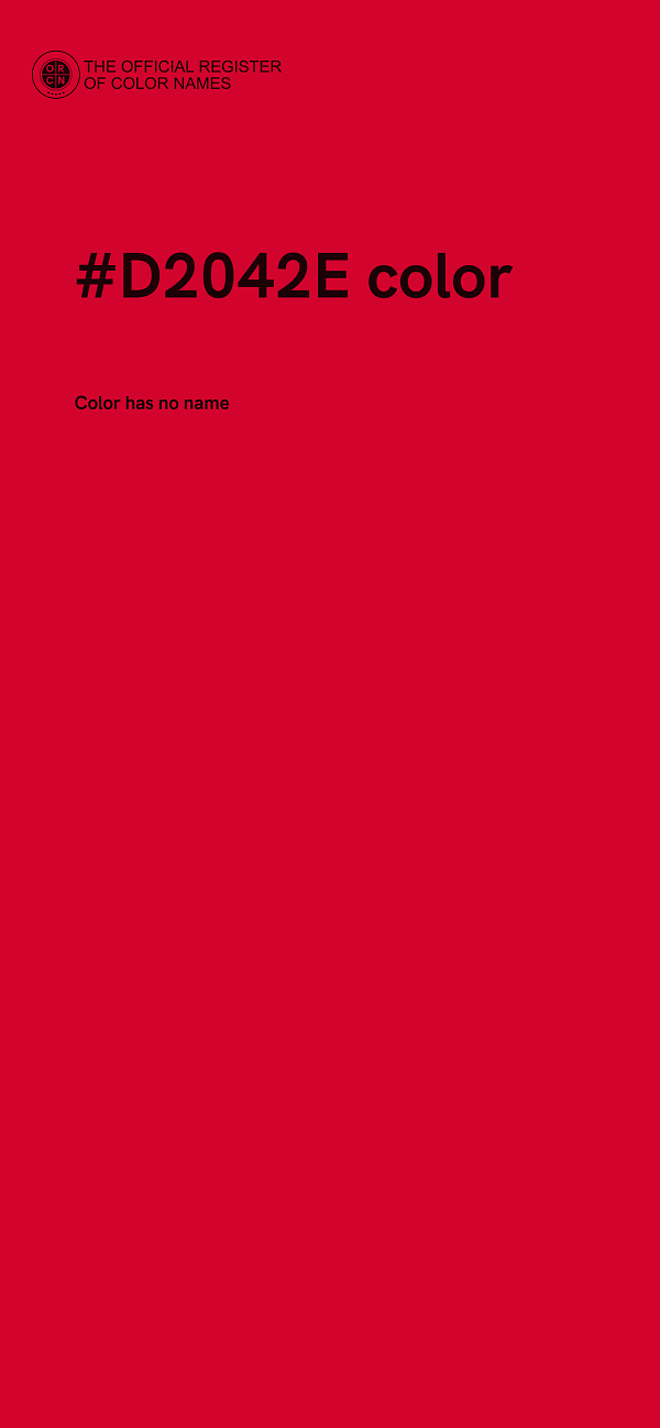 #D2042E color image