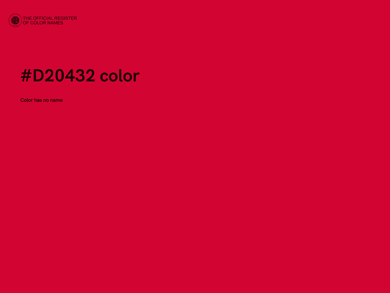 #D20432 color image