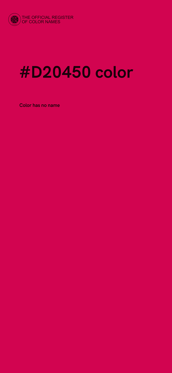 #D20450 color image