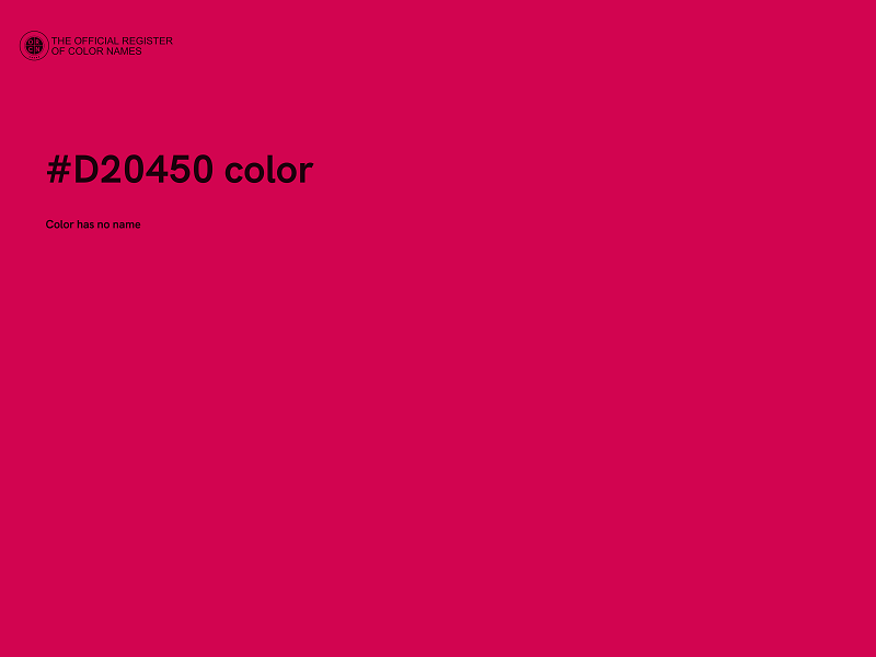 #D20450 color image