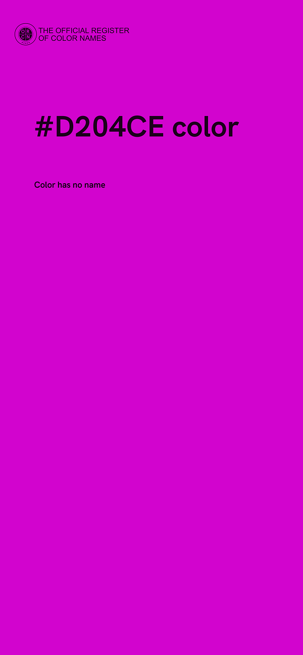 #D204CE color image