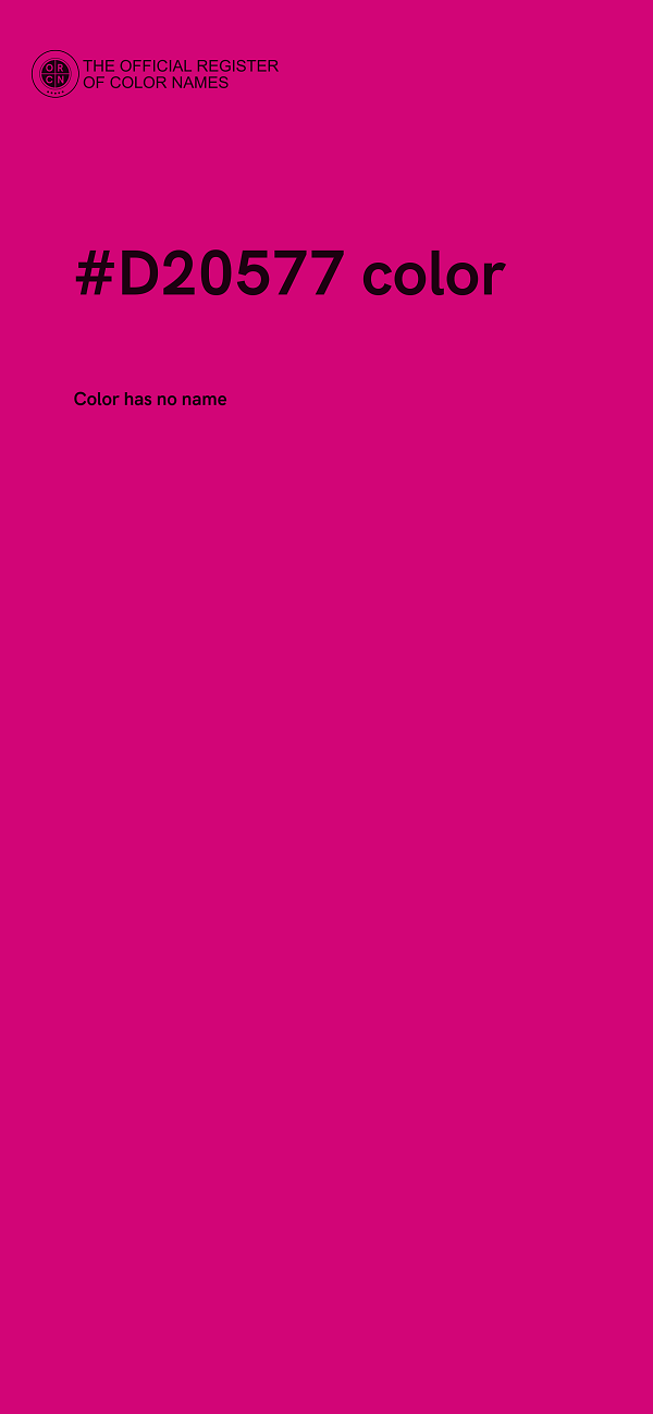 #D20577 color image