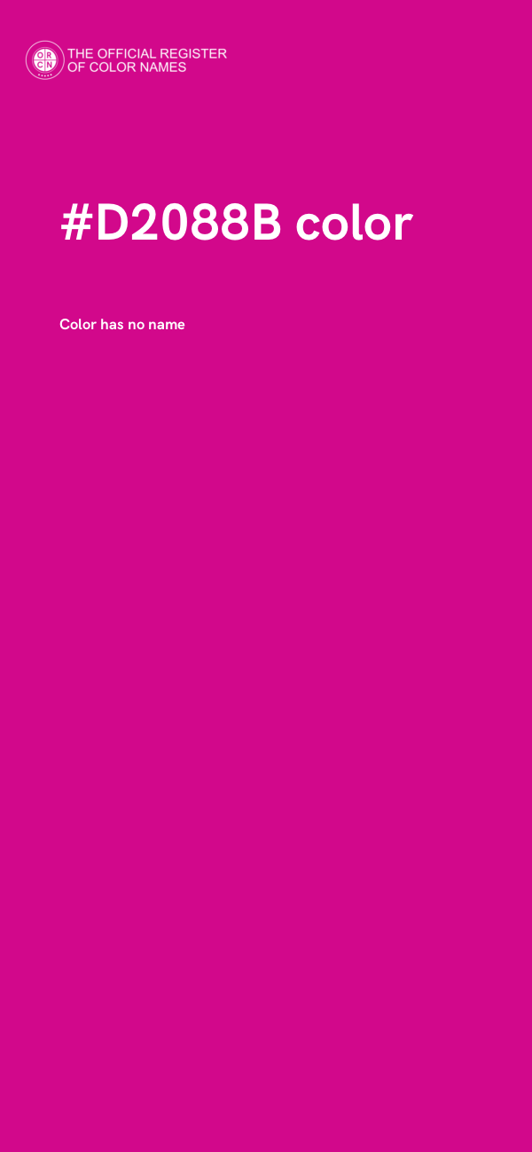#D2088B color image