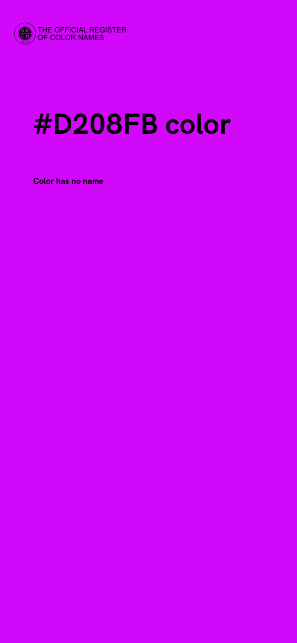#D208FB color image
