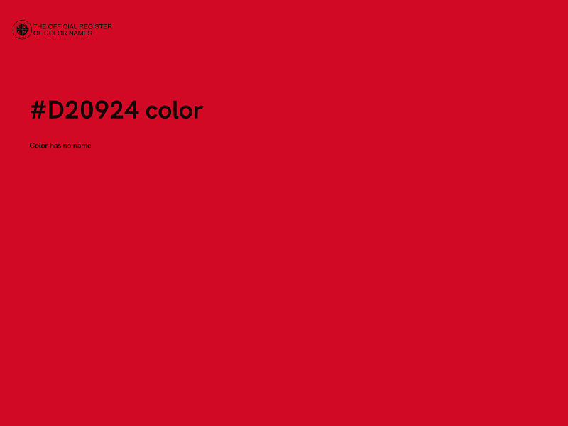 #D20924 color image