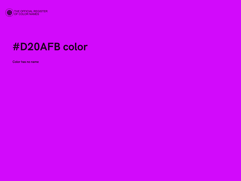 #D20AFB color image