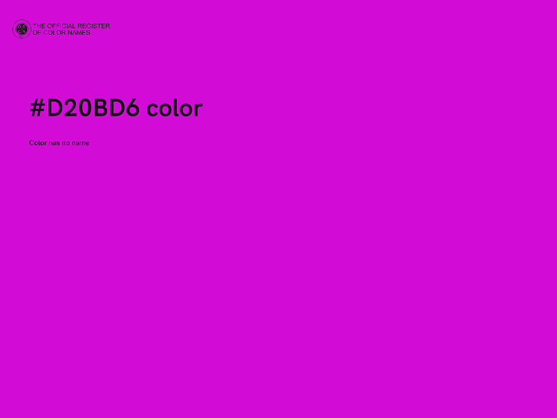 #D20BD6 color image