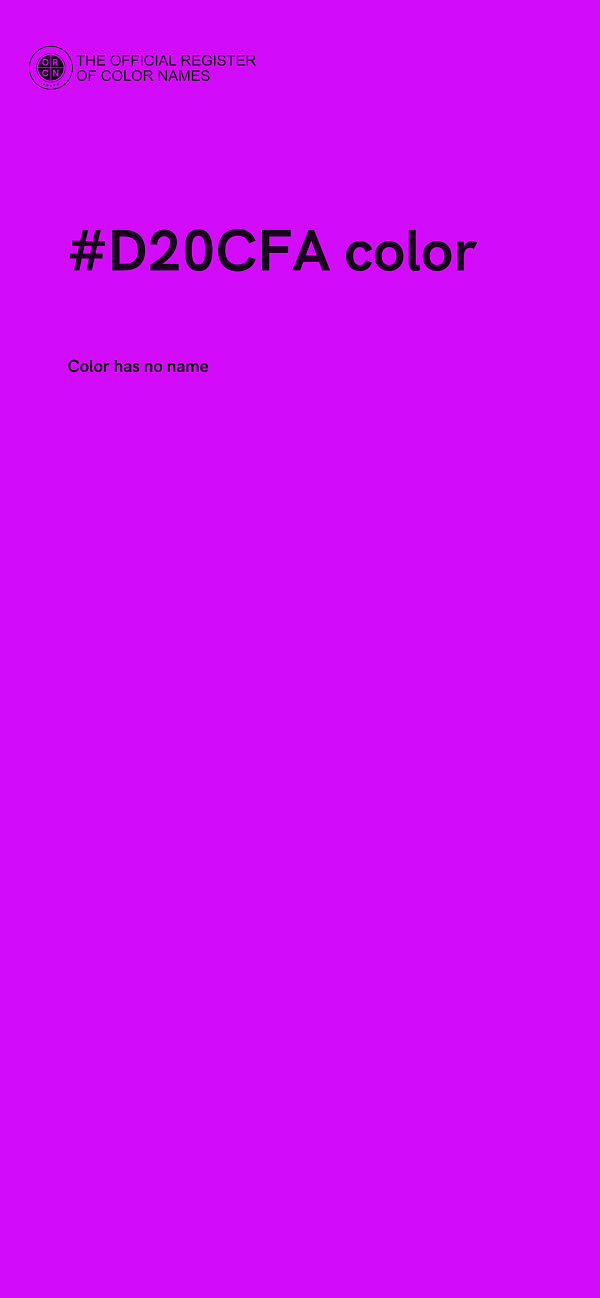 #D20CFA color image